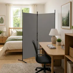 Functional 2-Panel Divider for Privacy and Space Management