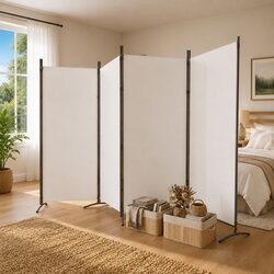 5-Panel Room Divider for Privacy and Space Separation 433x180cm