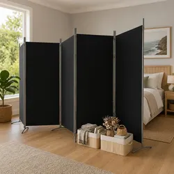 Practical 5-Panel Room Divider for Versatile Home Use