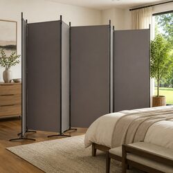 Functional 6-Panel Room Divider for Versatile Spaces