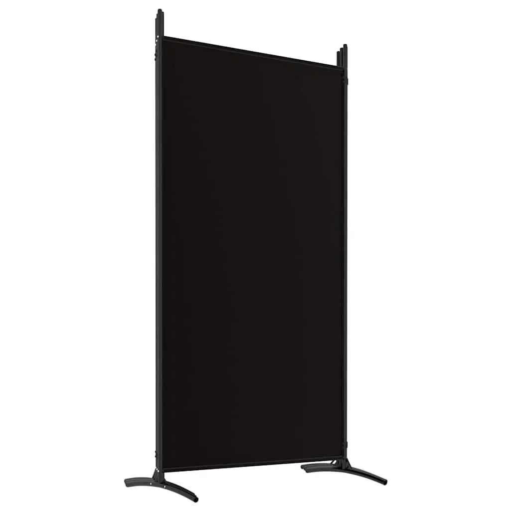 Room Divider 6 Panel Foldable Partition Screen Privacy Space Divider Black