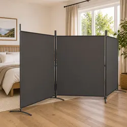 Versatile 3-Panel Room Divider for Home Use