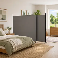 Versatile 4-Panel Folding Divider for Your Home