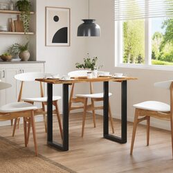 Versatile Solid Wood Acacia Dining Table for Every Home