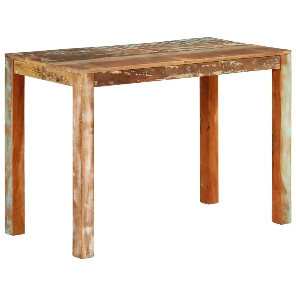 Dining Table 110x55x76 cm Solid Reclaimed Wood Kitchen Room Furniture