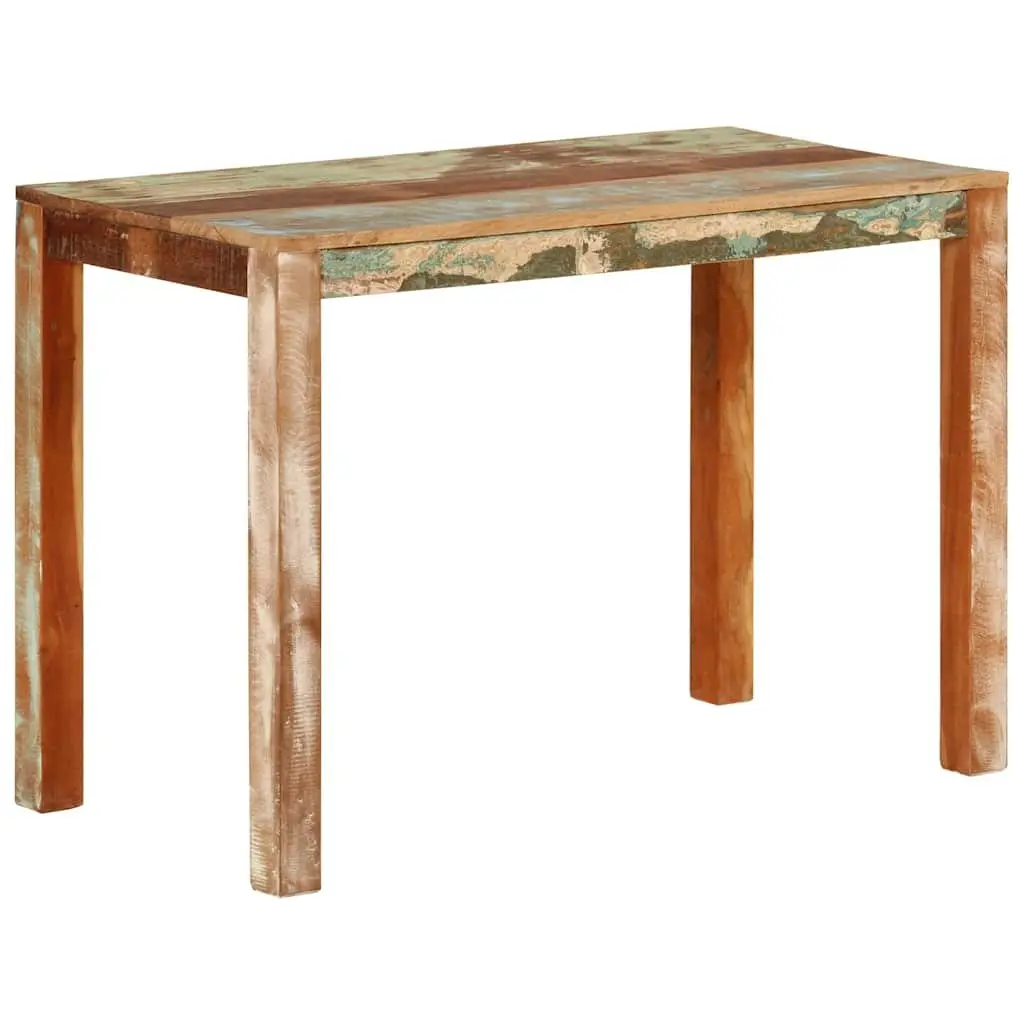 Dining Table 110x55x76 cm Solid Reclaimed Wood Kitchen Room Furniture