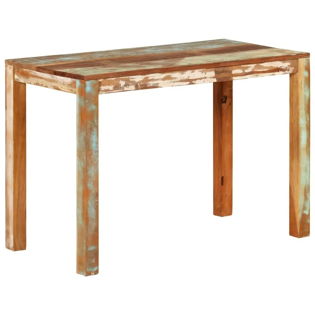 Dining Table 110x55x76 cm Solid Reclaimed Wood Kitchen Room Furniture