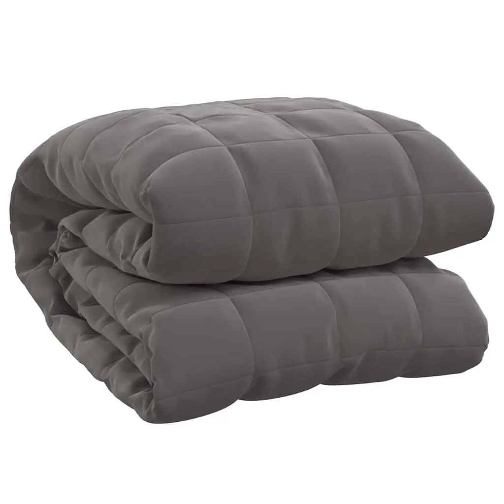 Weighted Blanket Grey 120x180 cm 5 kg Sleeping Aid Pressure Therapy Comfort