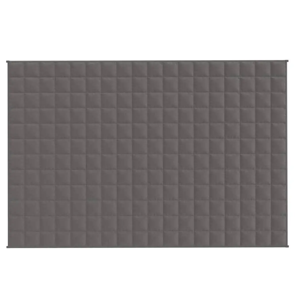 Weighted Blanket Grey 120x180 cm 5 kg Sleeping Aid Pressure Therapy Comfort
