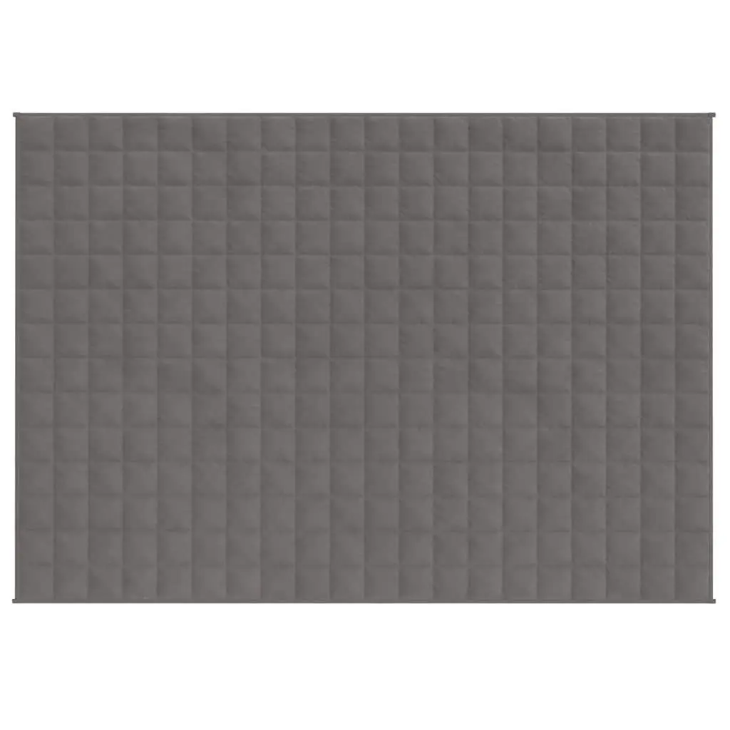 Weighted Blanket 150x200cm Grey 7kg Soft Fabric Gentle Pressure Sleep Aid