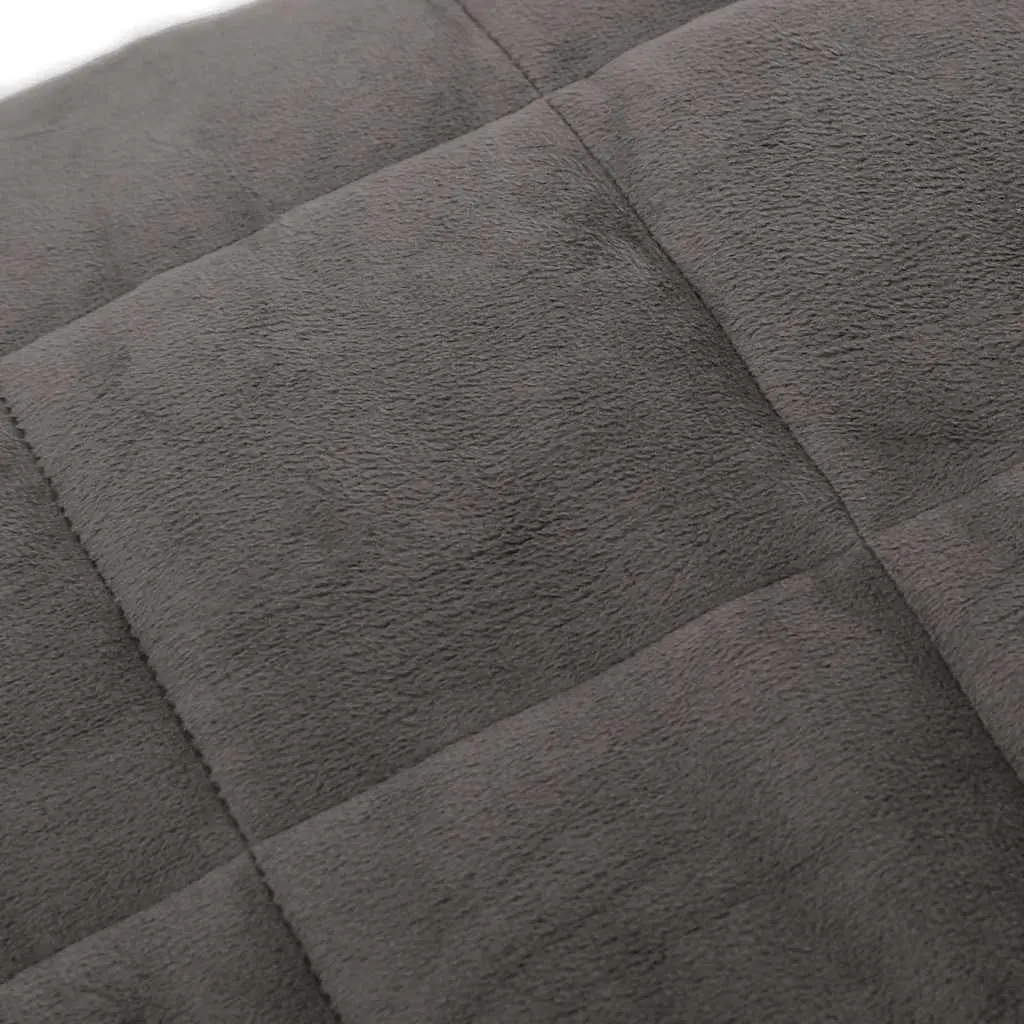 Grey Weighted Blanket for Home Comfort 150x200 cm