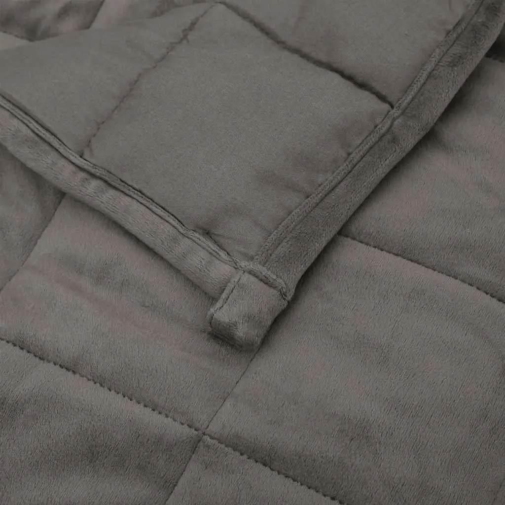 Grey Weighted Blanket for Home Comfort 150x200 cm
