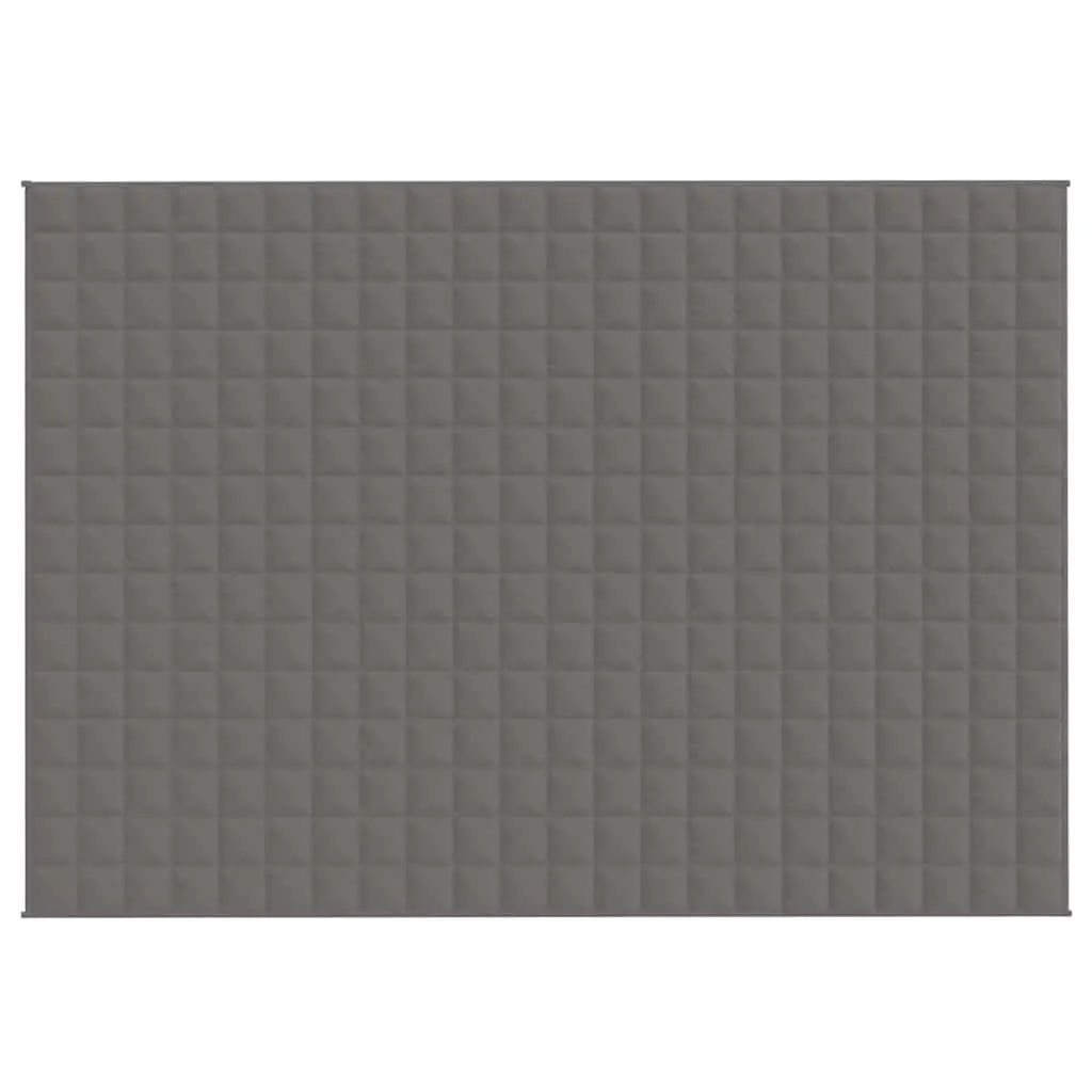 Weighted Blanket 155x220cm Grey 11kg Soft Polyester for Sleep and Relaxation