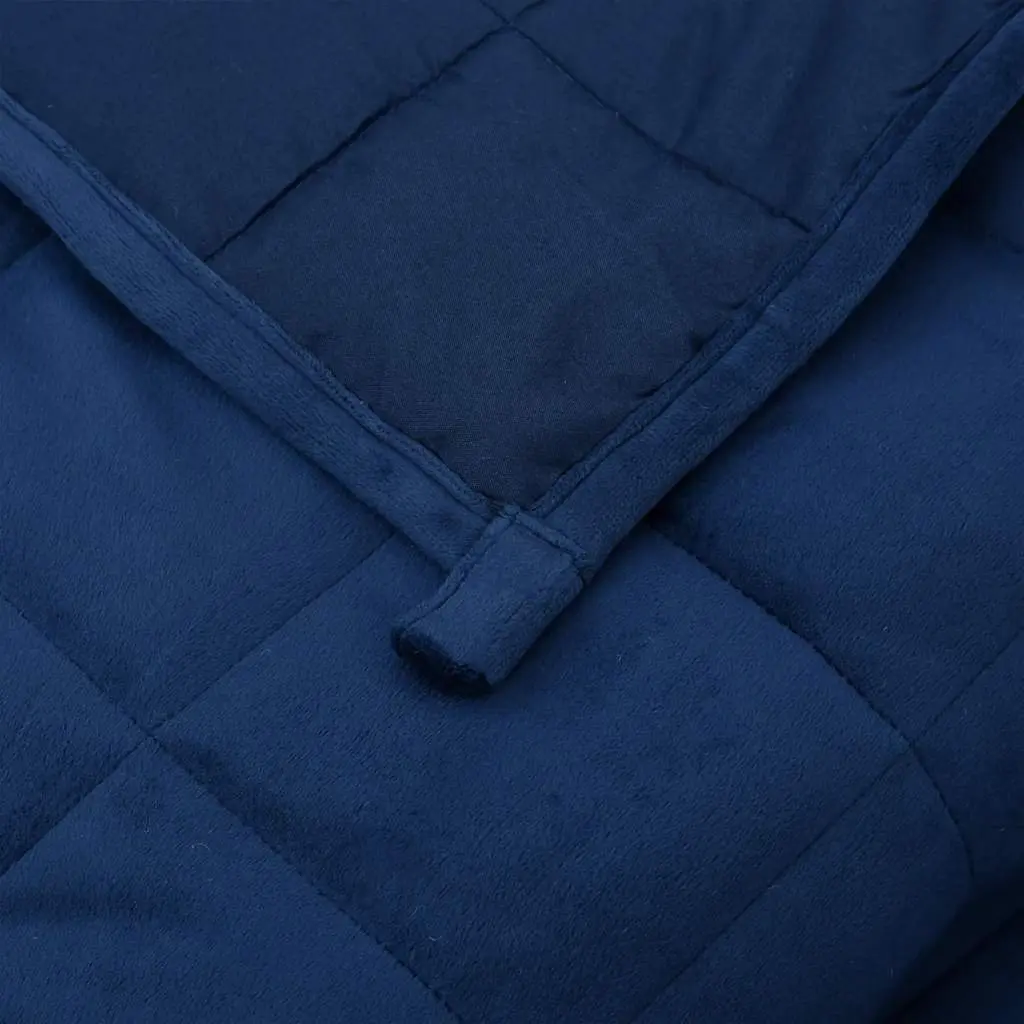 Weighted Blanket Blue 155x220 cm 11 kg Heavy Blanket