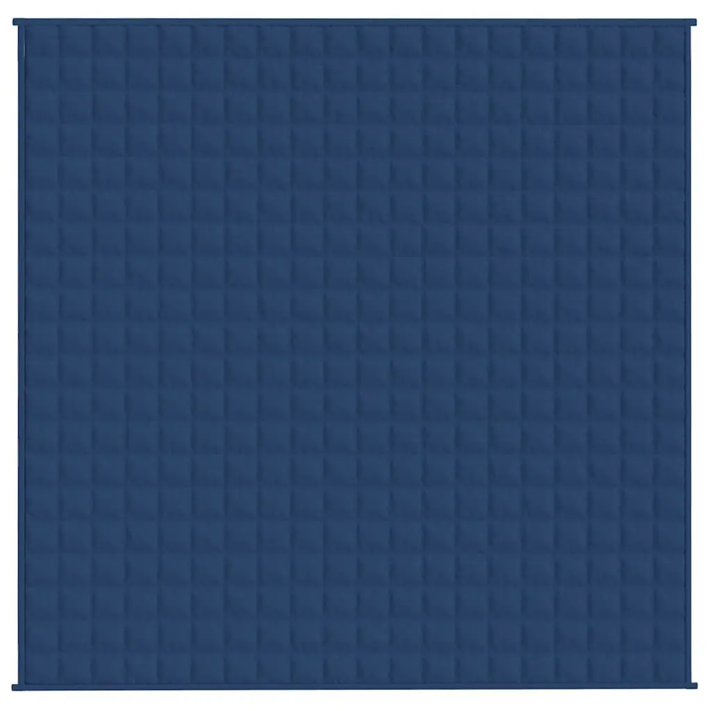Weighted Blanket Blue 200x200 cm 13 kg Calming Sleep Pressure Therapy Bedding