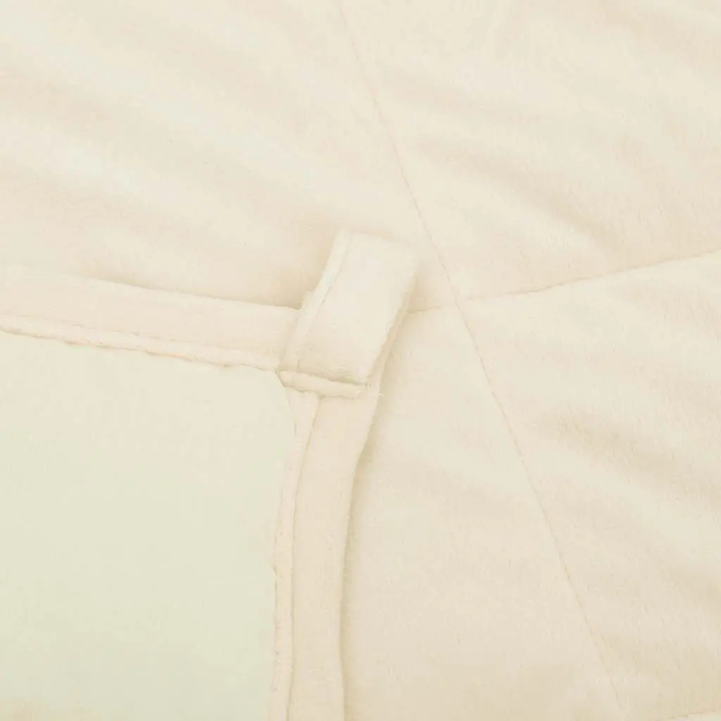 Weighted Blanket Light Cream 200x200 cm 13 kg Breathable Sleep Pressure Relief