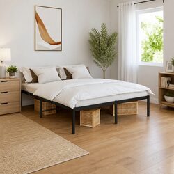Practical Metal Bed Frame for Various Bedroom Styles