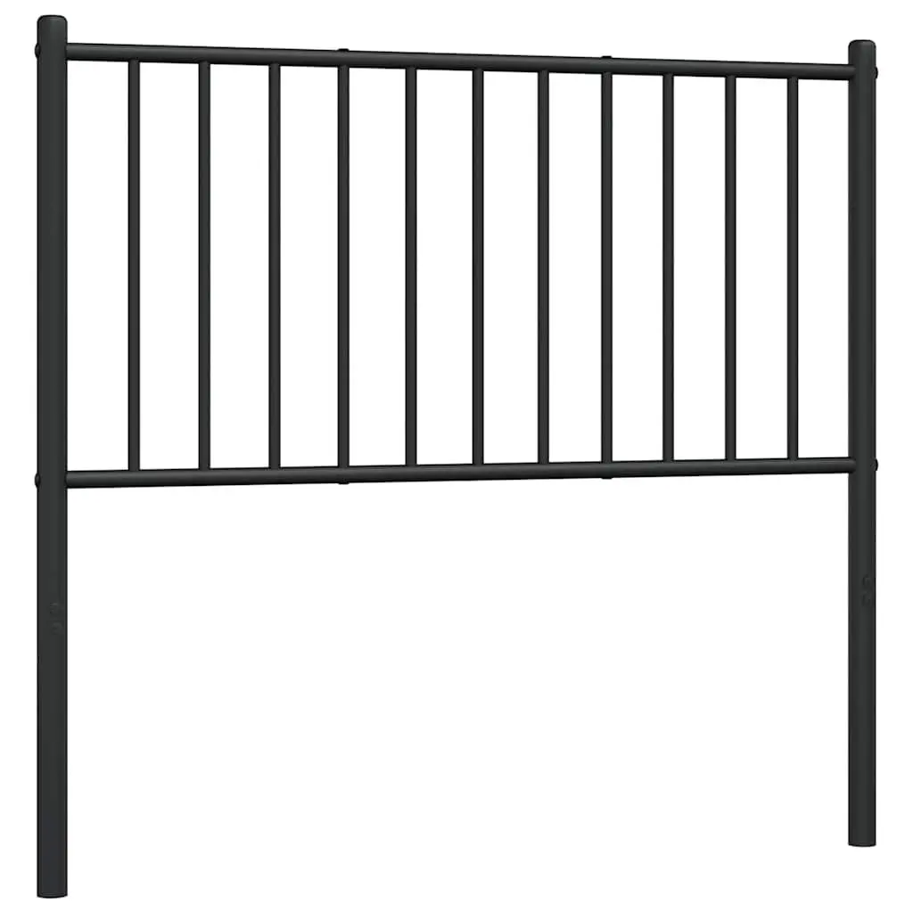 Metal Headboard Black 90cm Bed Header Bedroom Furniture Back Support Stylish