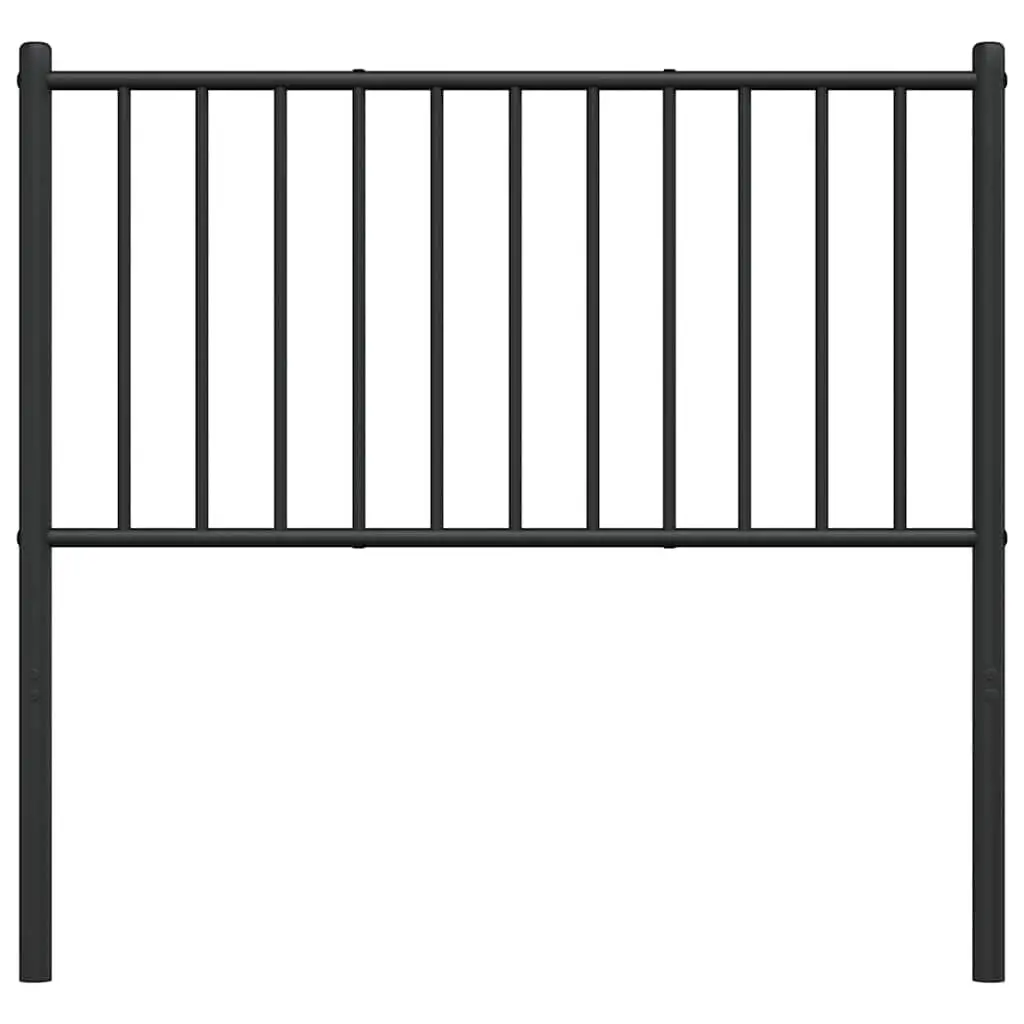 Metal Headboard Black 90cm Bed Header Bedroom Furniture Back Support Stylish