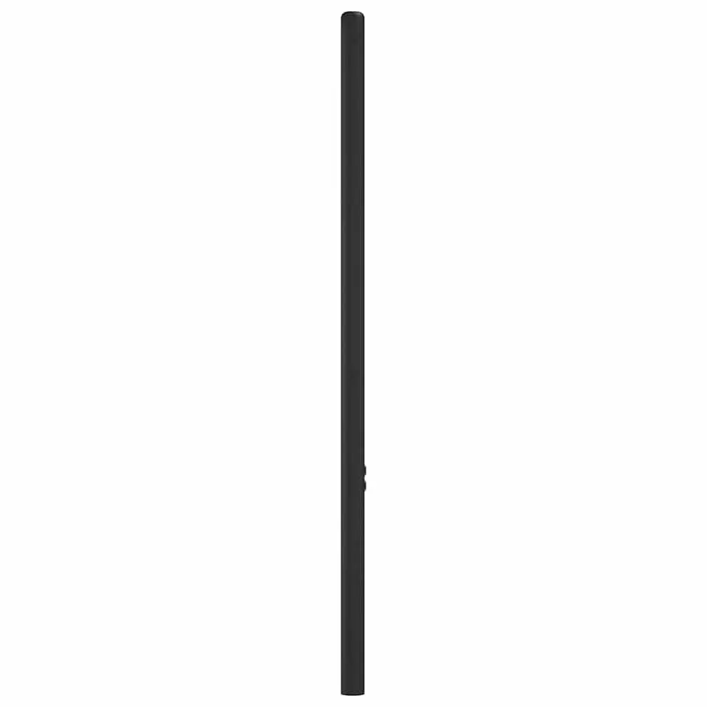 Metal Headboard Powder Coated Steel Frame Black 107cm Sturdy Construction для Bed