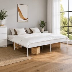King Size Metal Bed Frame 183x203cm for Everyday Use