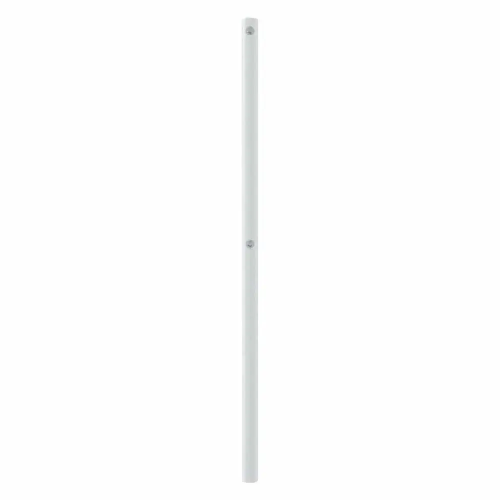 White Metal Headboard Powder Coated Steel Frame 180cm for Bed Support