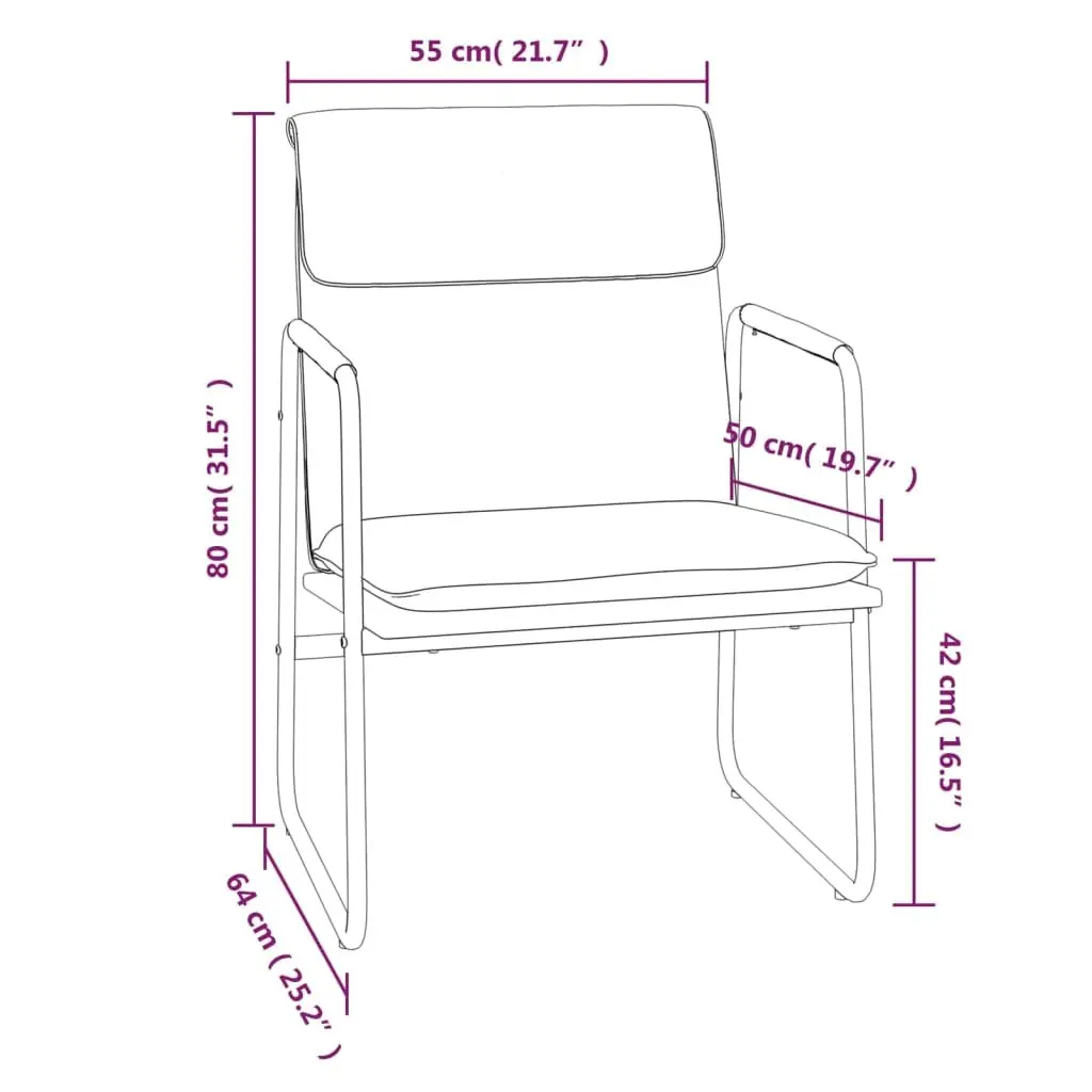 Lounge Chair Fabric Upholstered Cream Living Room Armchair