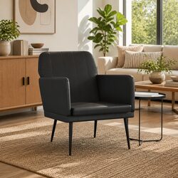 Practical Black Armchair for Any Room in Your Home