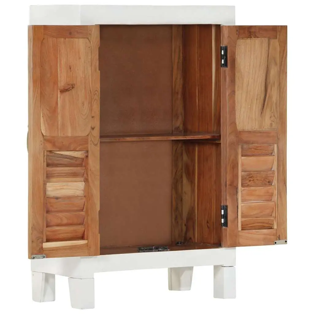 White Storage Cabinet Sideboard 55x30x90cm