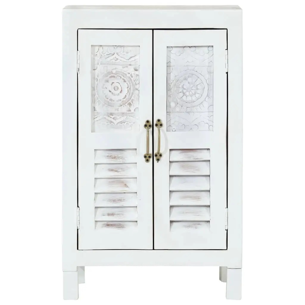 White Storage Cabinet Sideboard 55x30x90cm