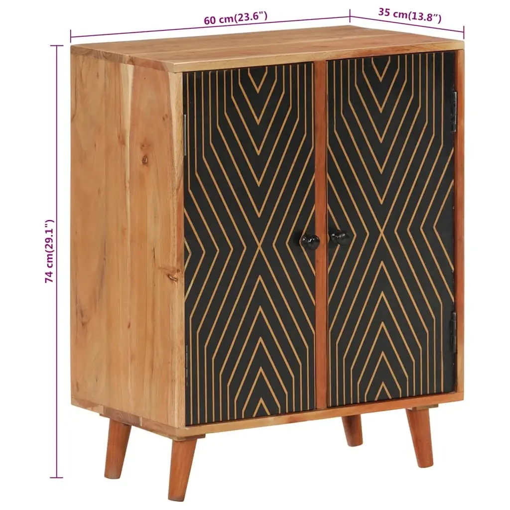 Solid Wood Sideboard for Living Room Use