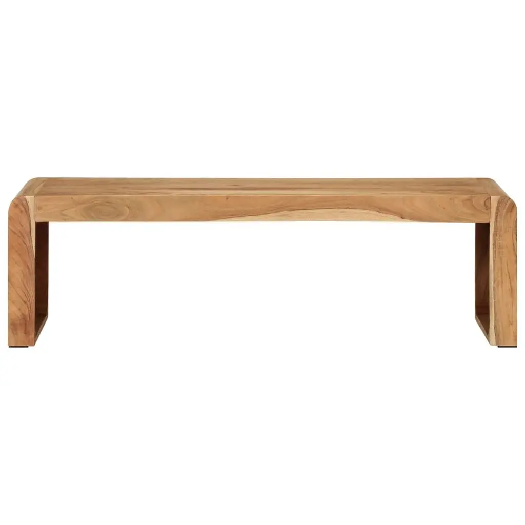 TV Stand Rustic Style Solid Acacia Wood 110x33x33 cm Brown Living Room Media Unit