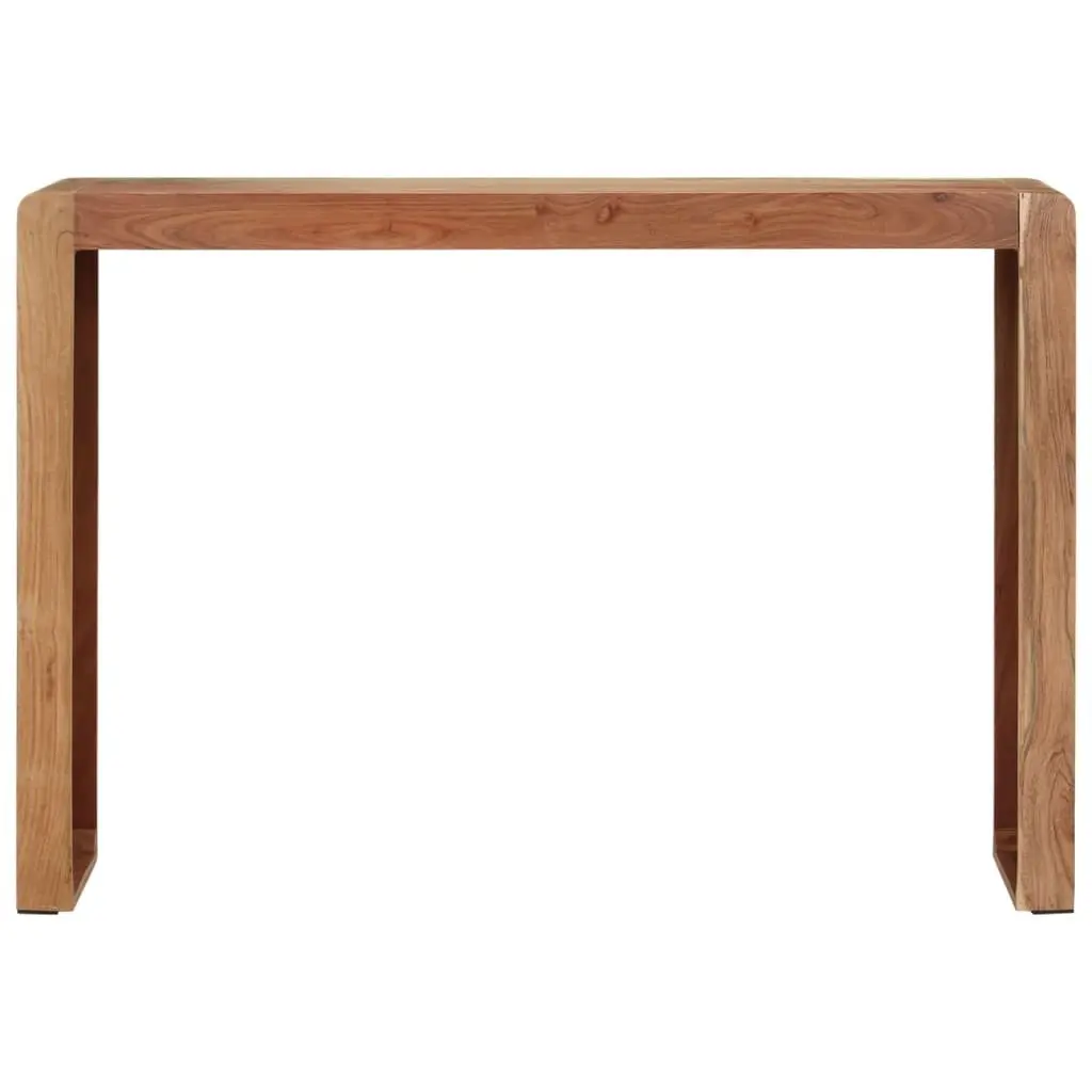 Console Table Solid Acacia Wood 110x30x76 cm Brown Rustic Hallway Accent