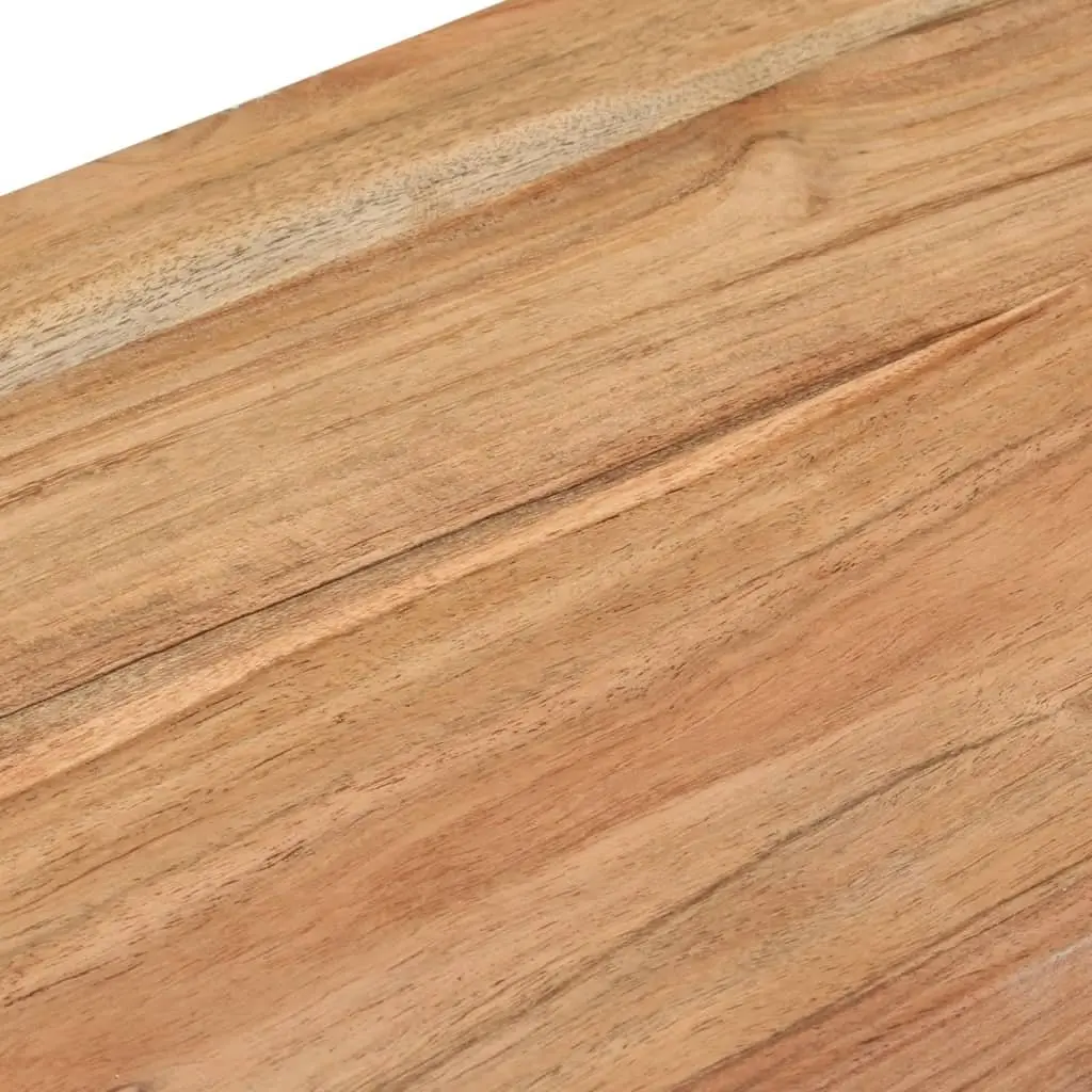 Console Table Solid Acacia Wood 110x30x76 cm Brown Rustic Hallway Accent