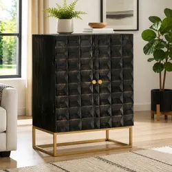 Practical Black Sideboard for Everyday Use
