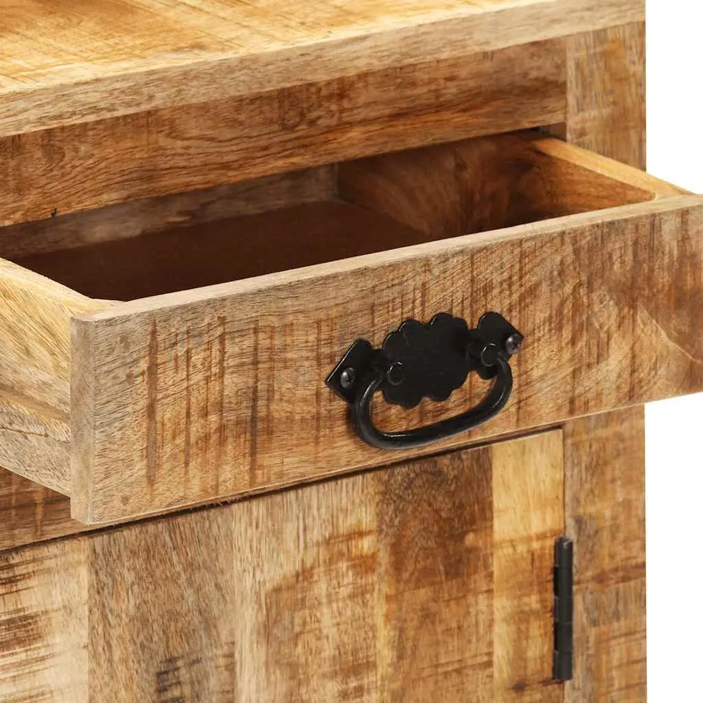 Sideboard Cabinet 80x30x65 cm Solid Mango Wood Storage with Drawers Brown