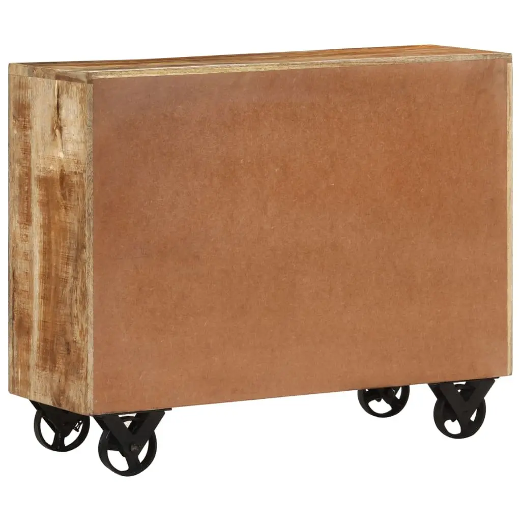 Sideboard Cabinet 80x30x65 cm Solid Mango Wood Storage with Drawers Brown