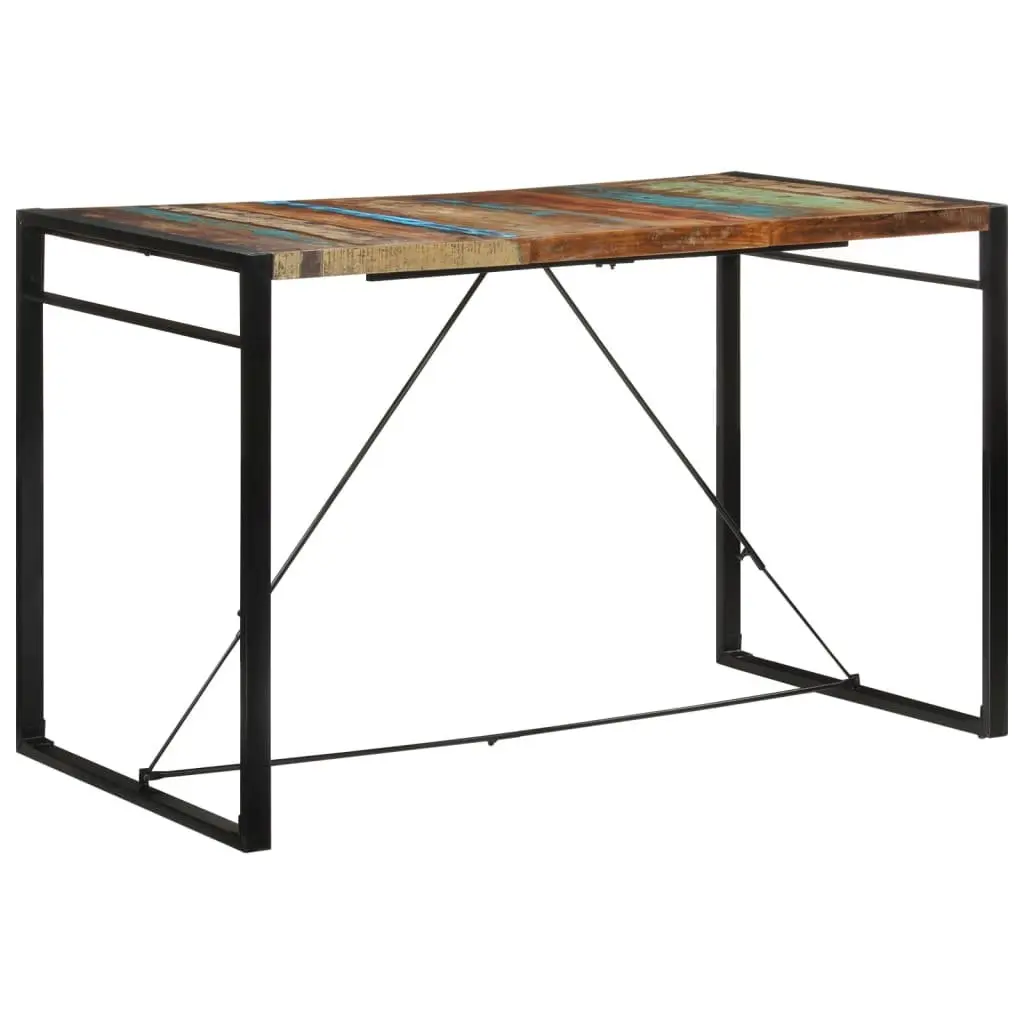 Bar Table Vintage Style Solid Reclaimed Wood 175x90x110 cm Brown Handmade Kitchen Dining
