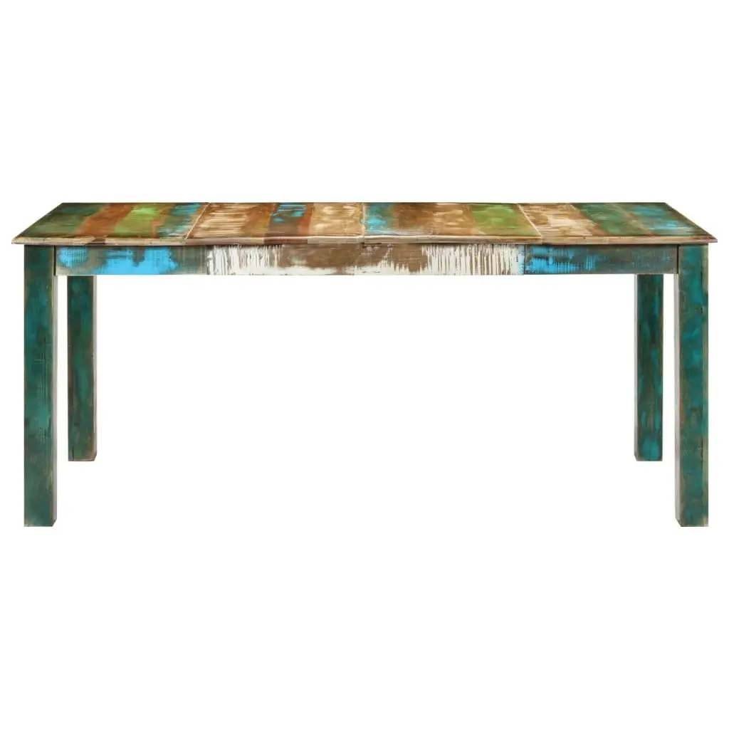 180x90x76 cm Dining Table in Reclaimed Wood
