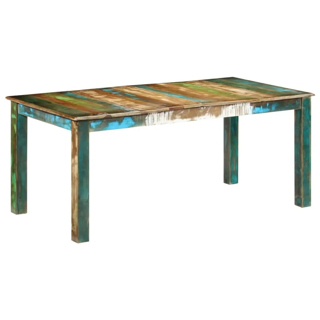 180x90x76 cm Dining Table in Reclaimed Wood