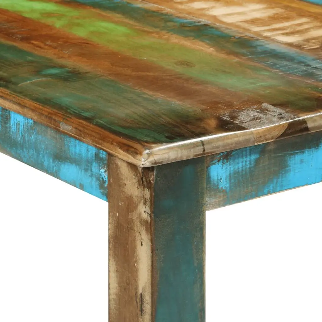 180x90x76 cm Dining Table in Reclaimed Wood