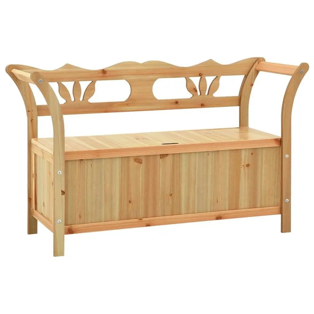 Solid Wood Fir Bench for Home Use 107x45x75.5cm