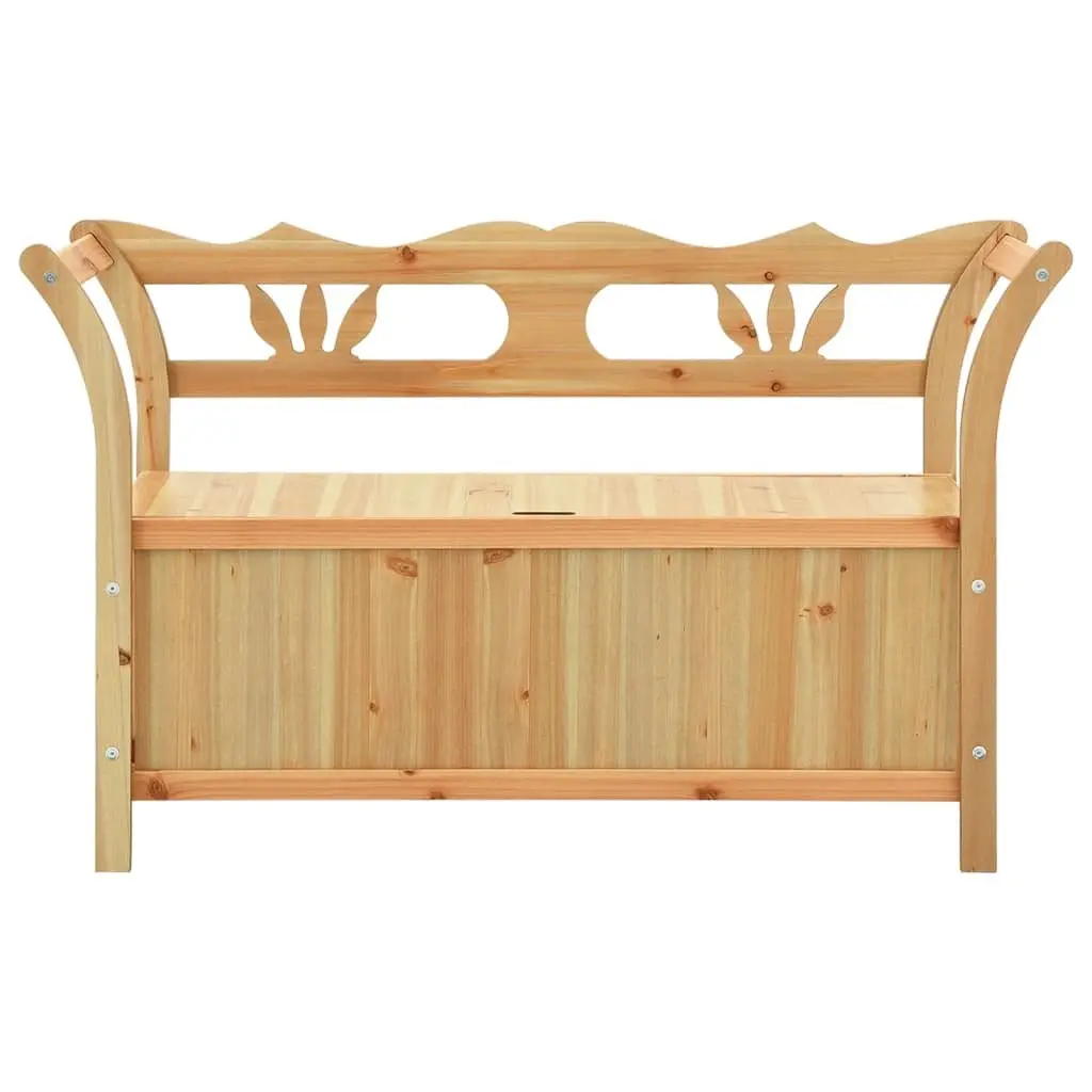 Solid Wood Fir Bench for Home Use 107x45x75.5cm