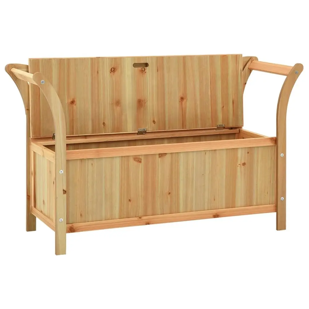Solid Wood Fir Bench for Home Use 107x45x75.5cm