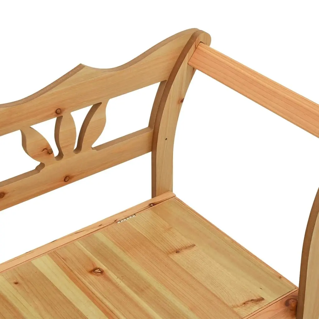 Solid Wood Fir Bench for Home Use 107x45x75.5cm