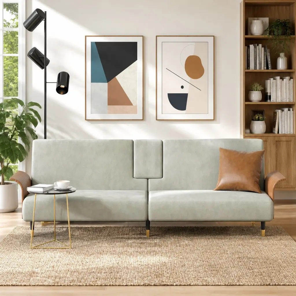 Sofa Bed for Small Spaces with Tea Table