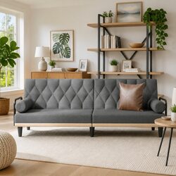 Practical Grey Sofa Bed for Daily Use