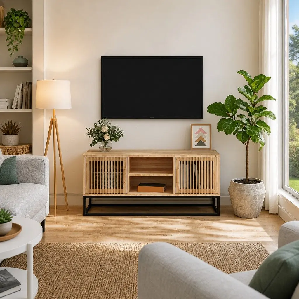 TV Cabinet for Media and Decor Organization