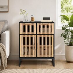 Functional Black Sideboard for Practical Home Storage