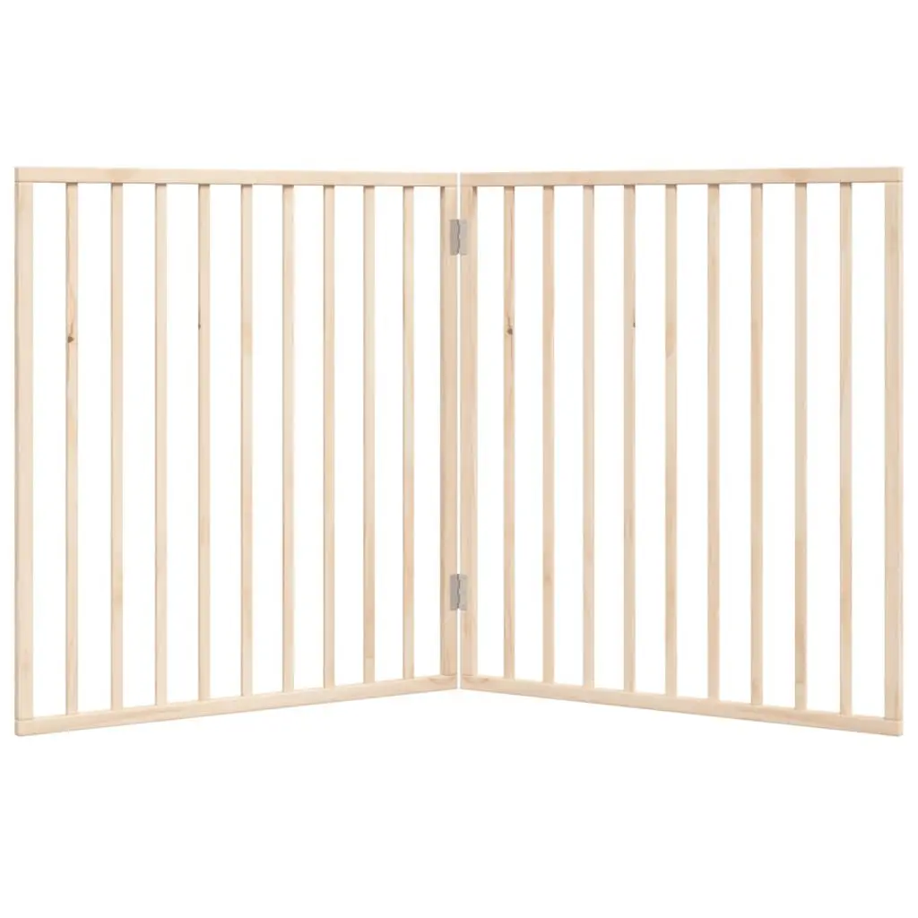 Foldable Dog Gate 2 Panels for Home Use